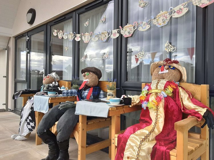 Outstanding in their field – Chester care home’s scarecrows a hit at town festival